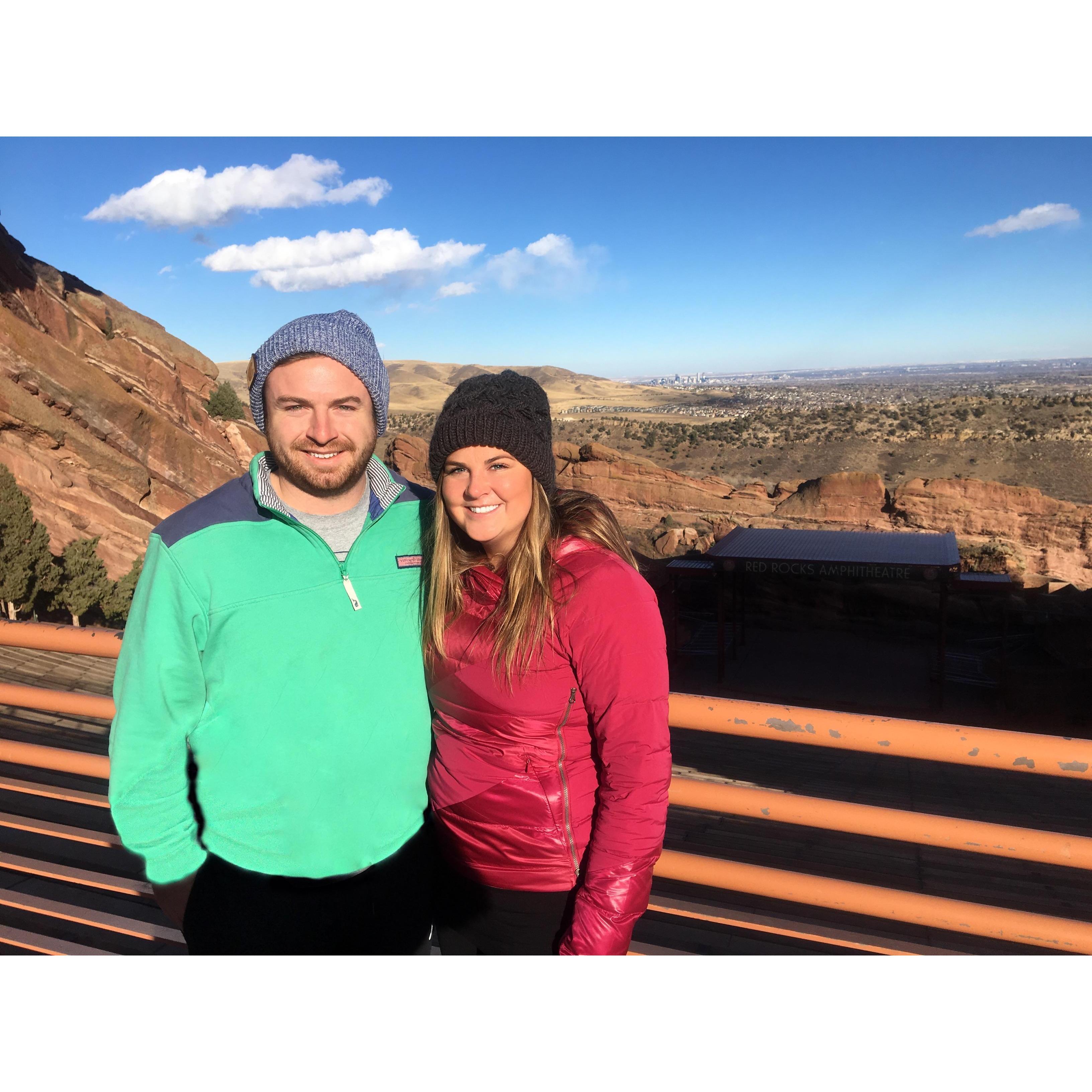 Red Rocks in Denver where we saw one of our favorites, Kings of Leon!