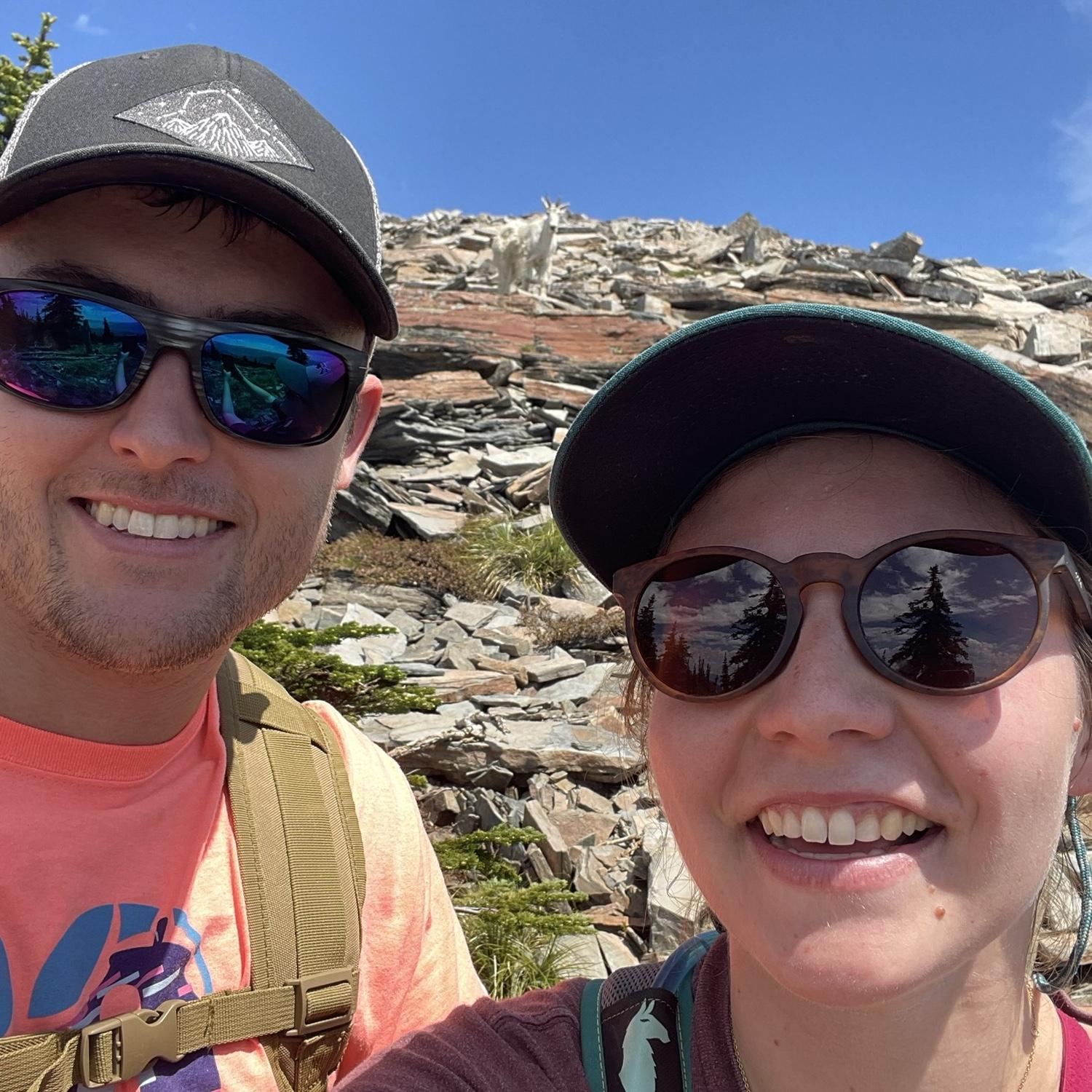 Mountain Goat friend at Scotchman Peak, ID