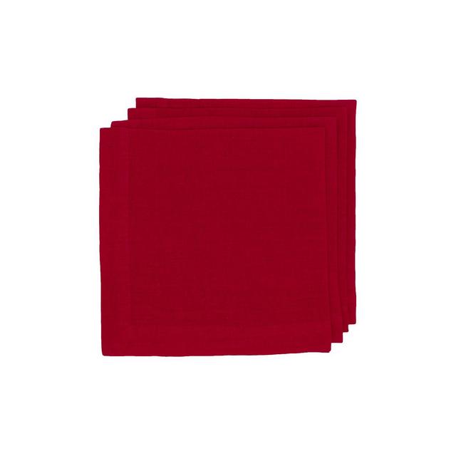 Hudson Grace Flame Linen Napkin