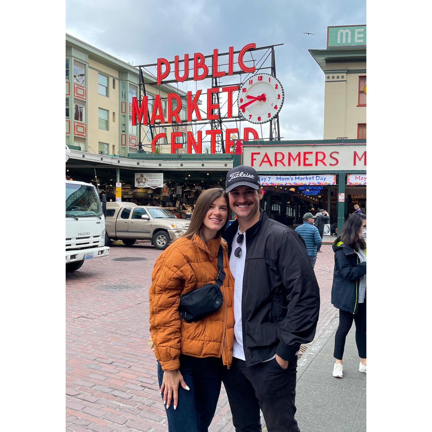 Our first big trip together to Seattle