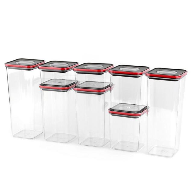 Neoflam® Smartseal Airtight 8-Piece Food Storage Bundle in Clear