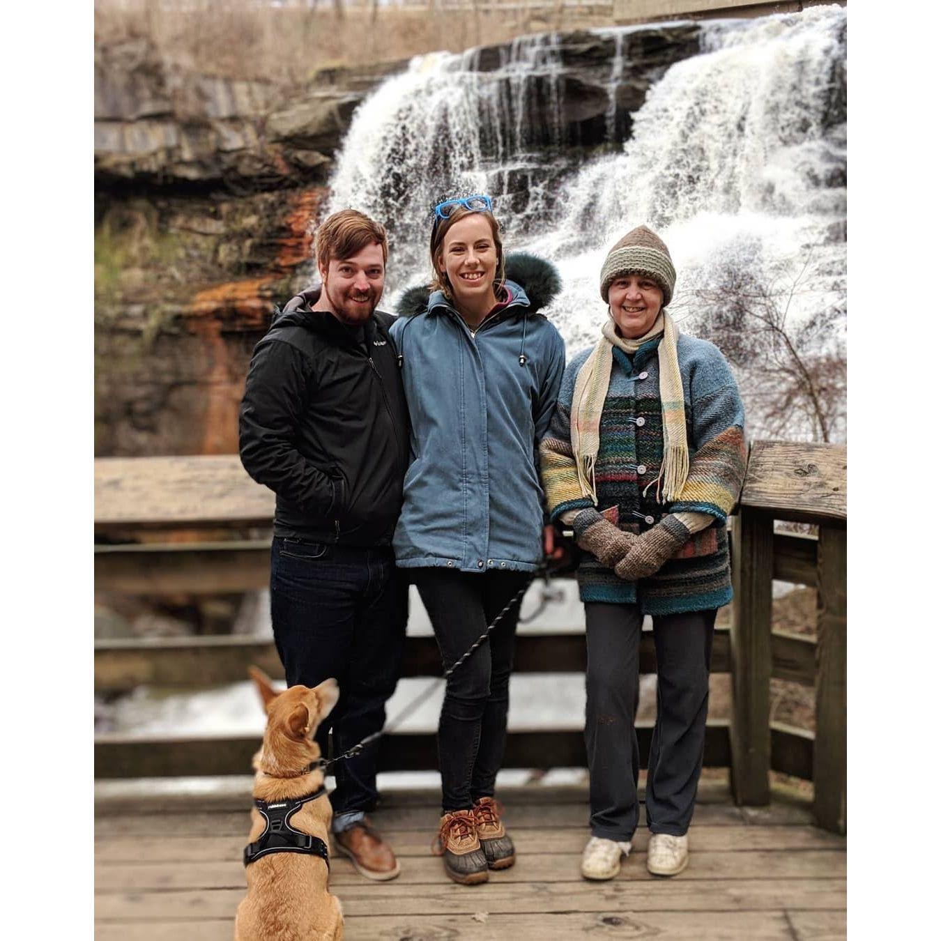 Holiday in Akron at Brandywine Falls, December 2018