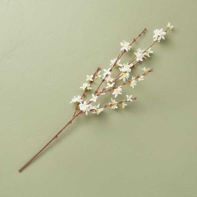 25" Faux Forsythia Flowering Branch - Hearth & Hand™ with Magnolia