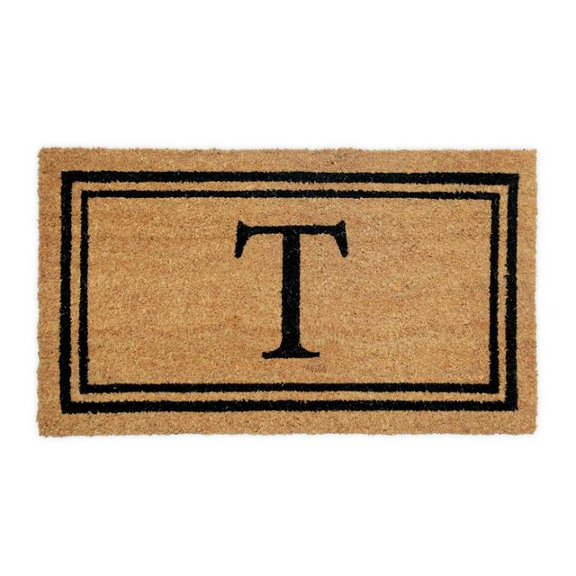 Simply Essential™ 16" x 28" Monogram "T" Coir Door Mat Insert