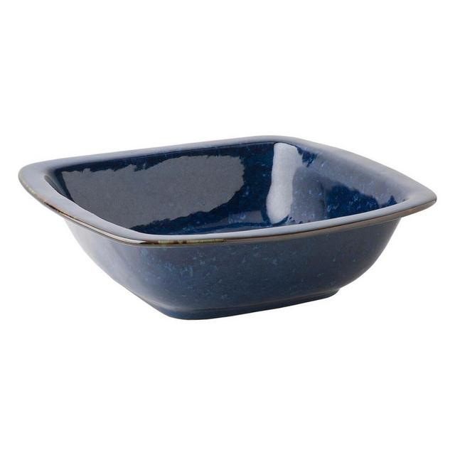 Juliska Puro Dappled Cobalt Rounded Square Serving Bowl