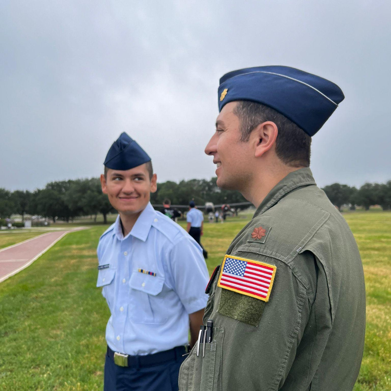 Sebastian and his brother are both Air Force airmen