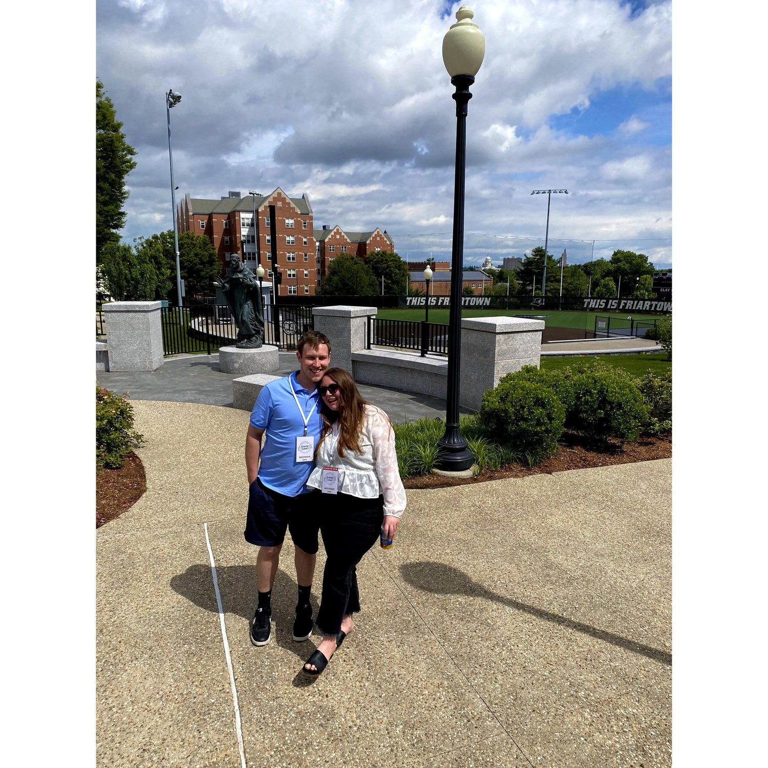 June 2021 - Tori's 5-year Providence College reunion (we love our honorary Friar, Connor)