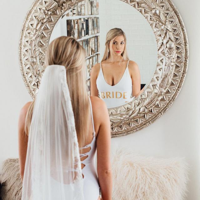 Bride Bathing Suit – Bride Swimsuit - Bachelorette Bathing Suit – Bride Swimwear - Team Bride Swimsuit - Onepiece Swimsuit