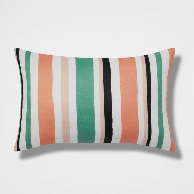 Striped Lumbar Throw Pillow - Room Essentials™