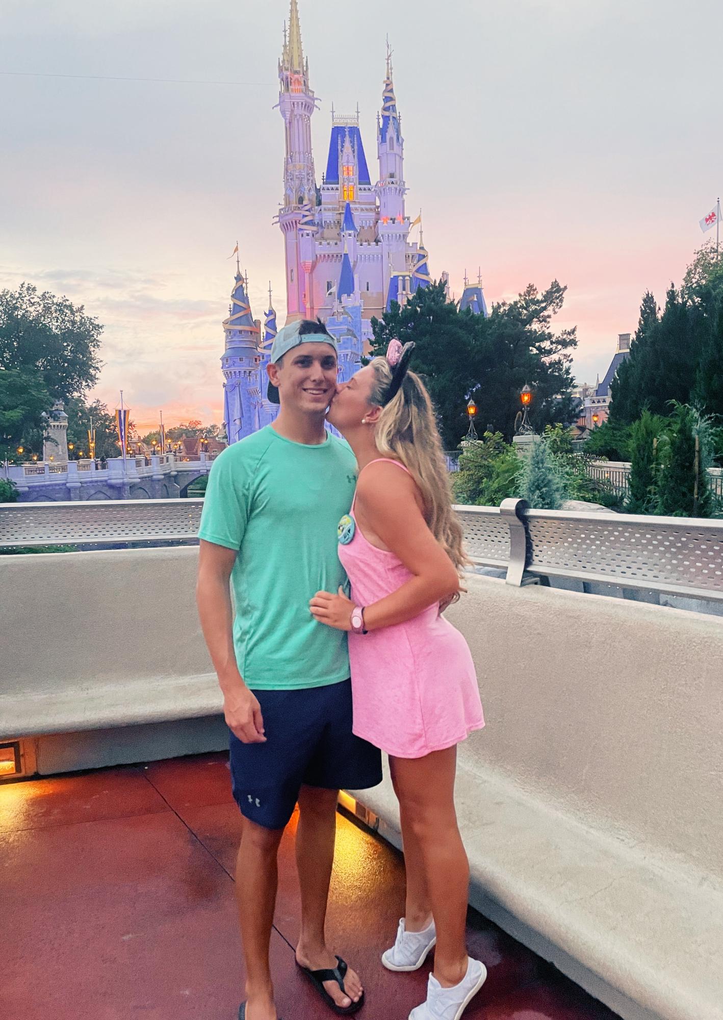 Celebrating our 4 year anniversary at Disney.