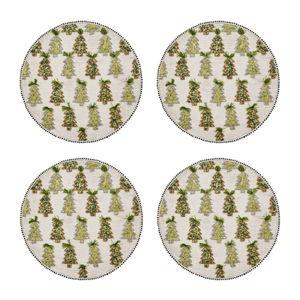 Farmhouse Trees Beaded Placemat