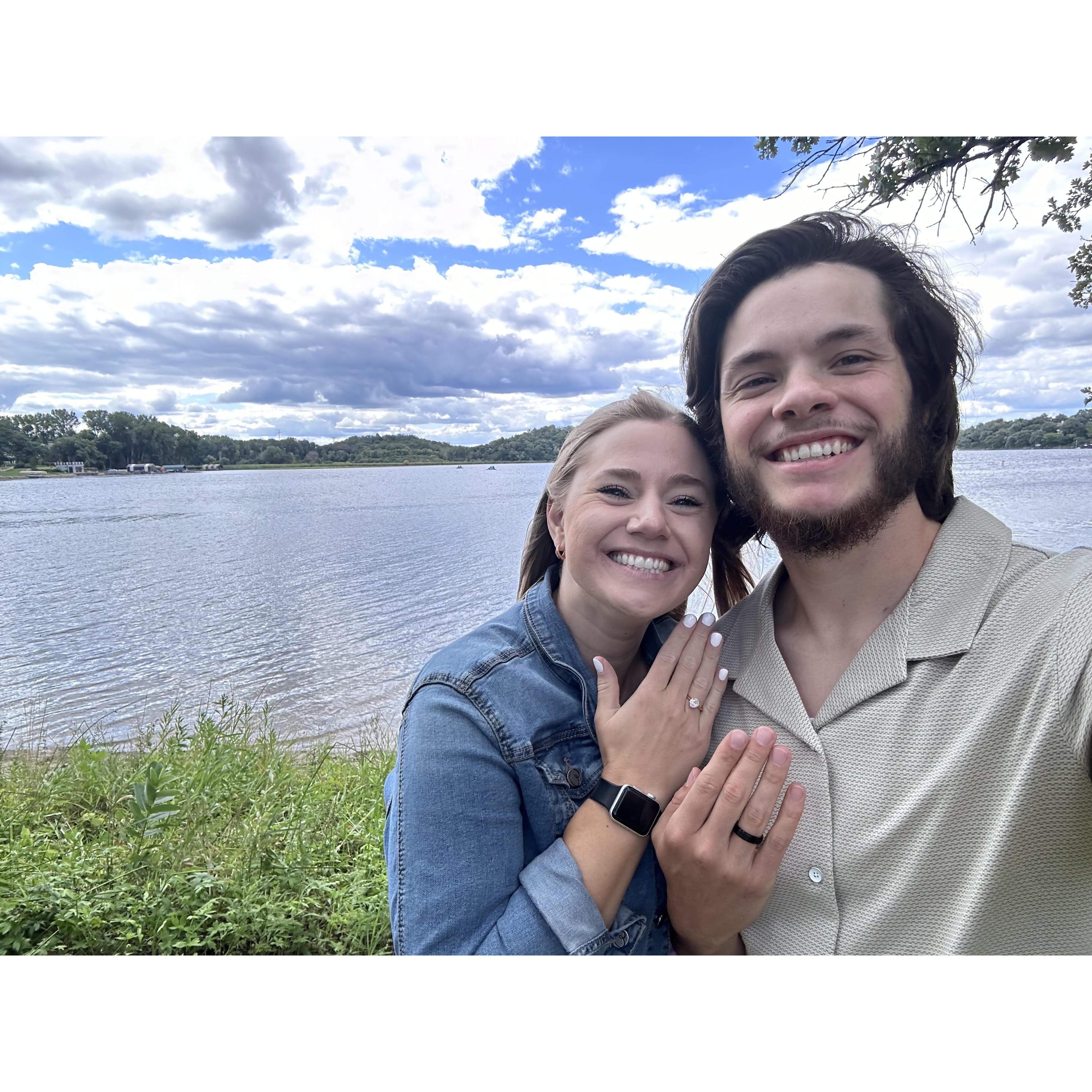The day Landon proposed - August 10, 2024.