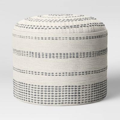 Darien Pouf Neutral Textured - Project 62™