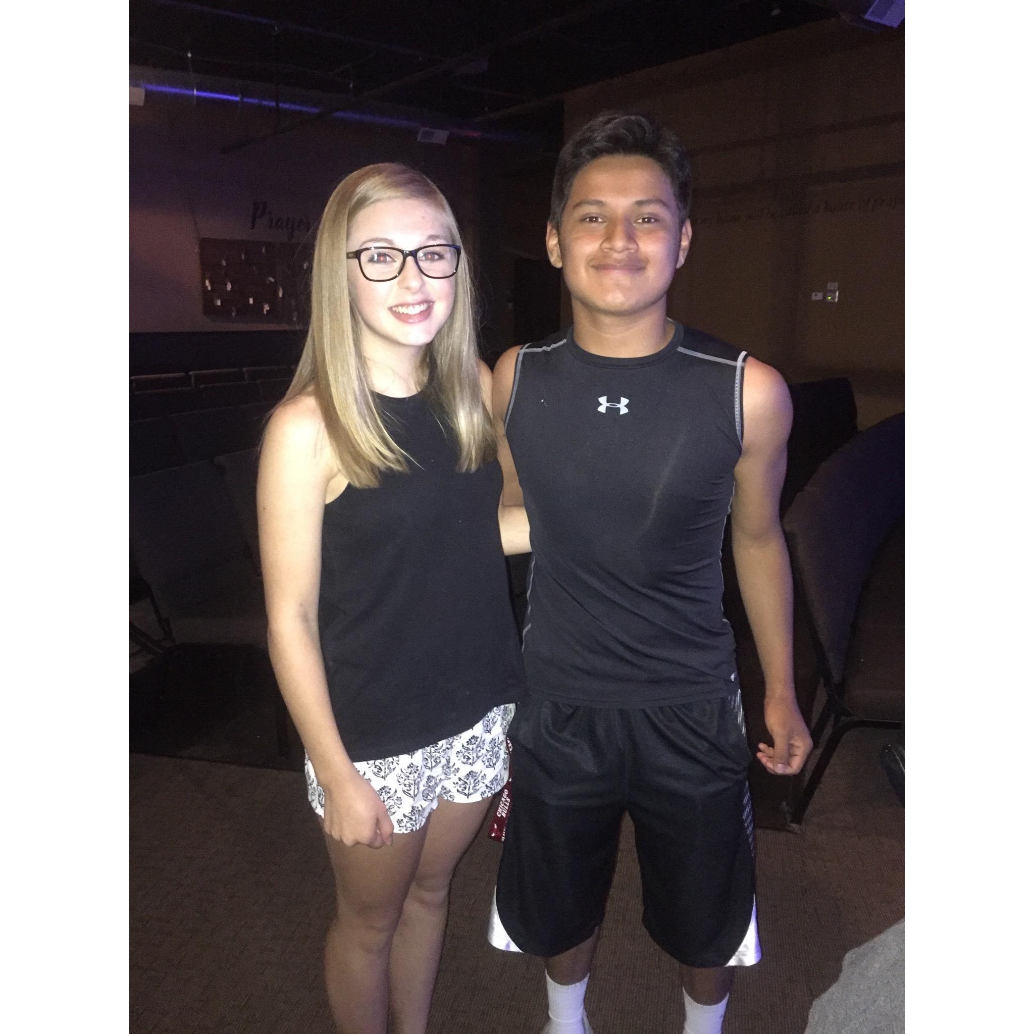 Our very first picture together! 2016