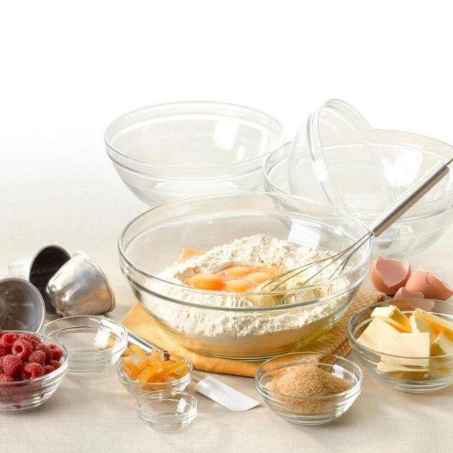 Duralex Gigogne Clear Stackable Bowl Set