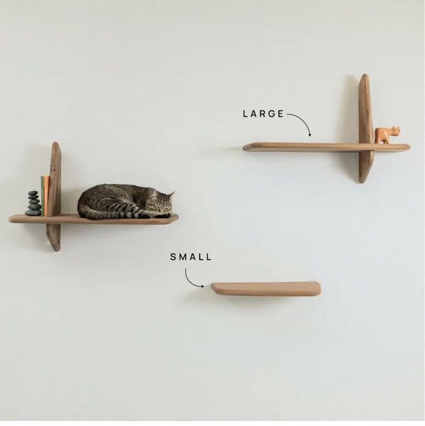Pebbles Cat Shelf (Ash/Small)