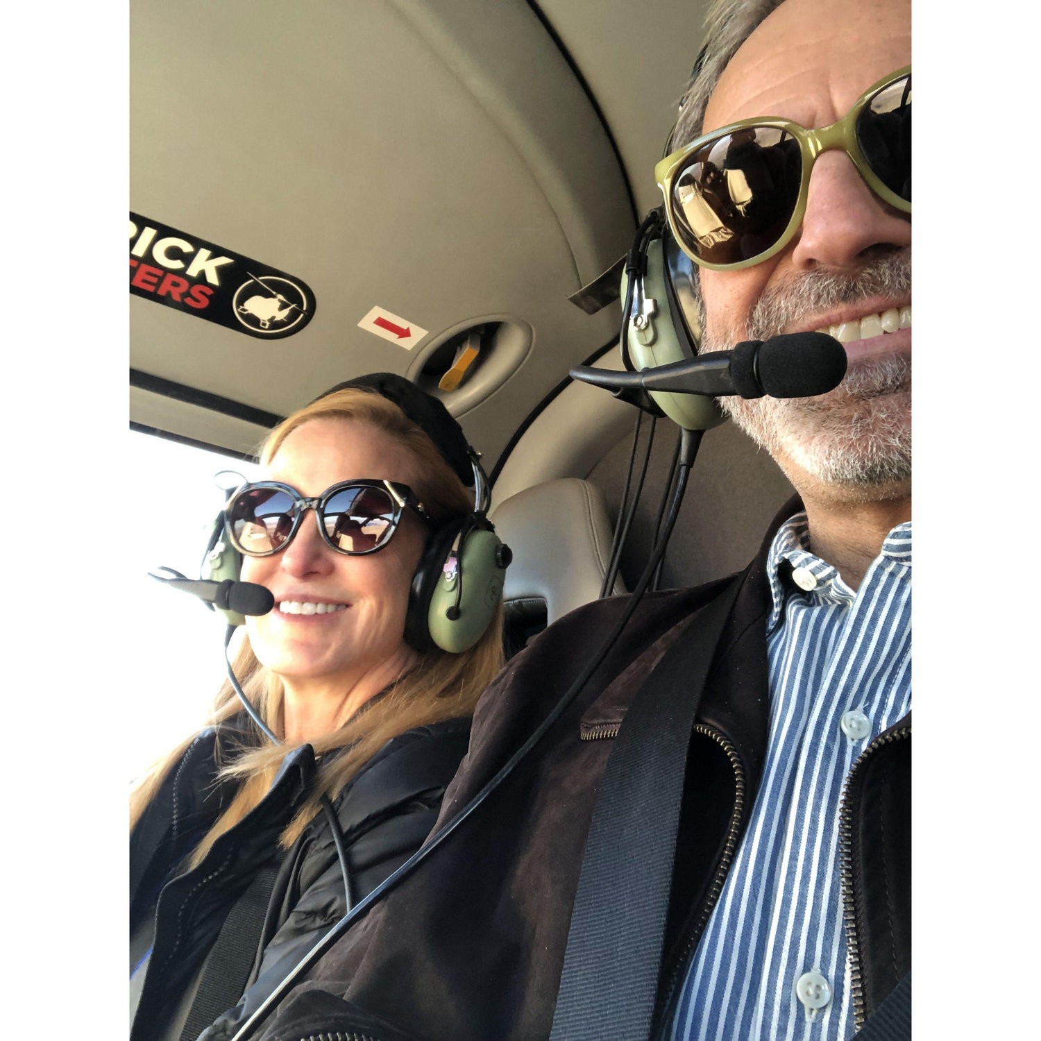 Helicopter ride from Las Vegas to the Grand Canyon (no, we were not piloting)!