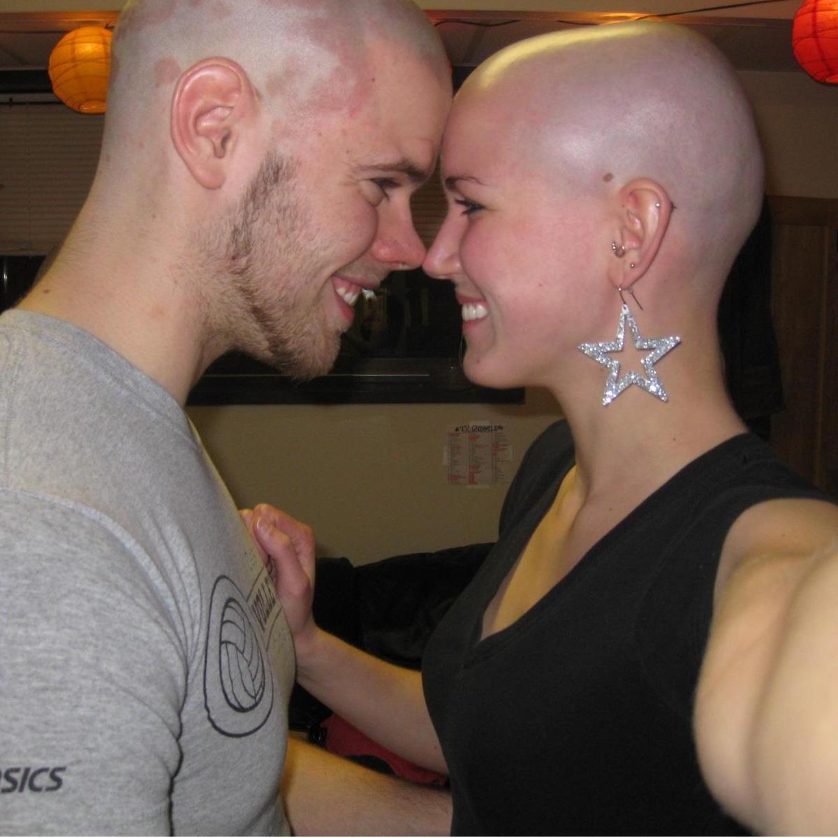 Uh oh, we were bald!