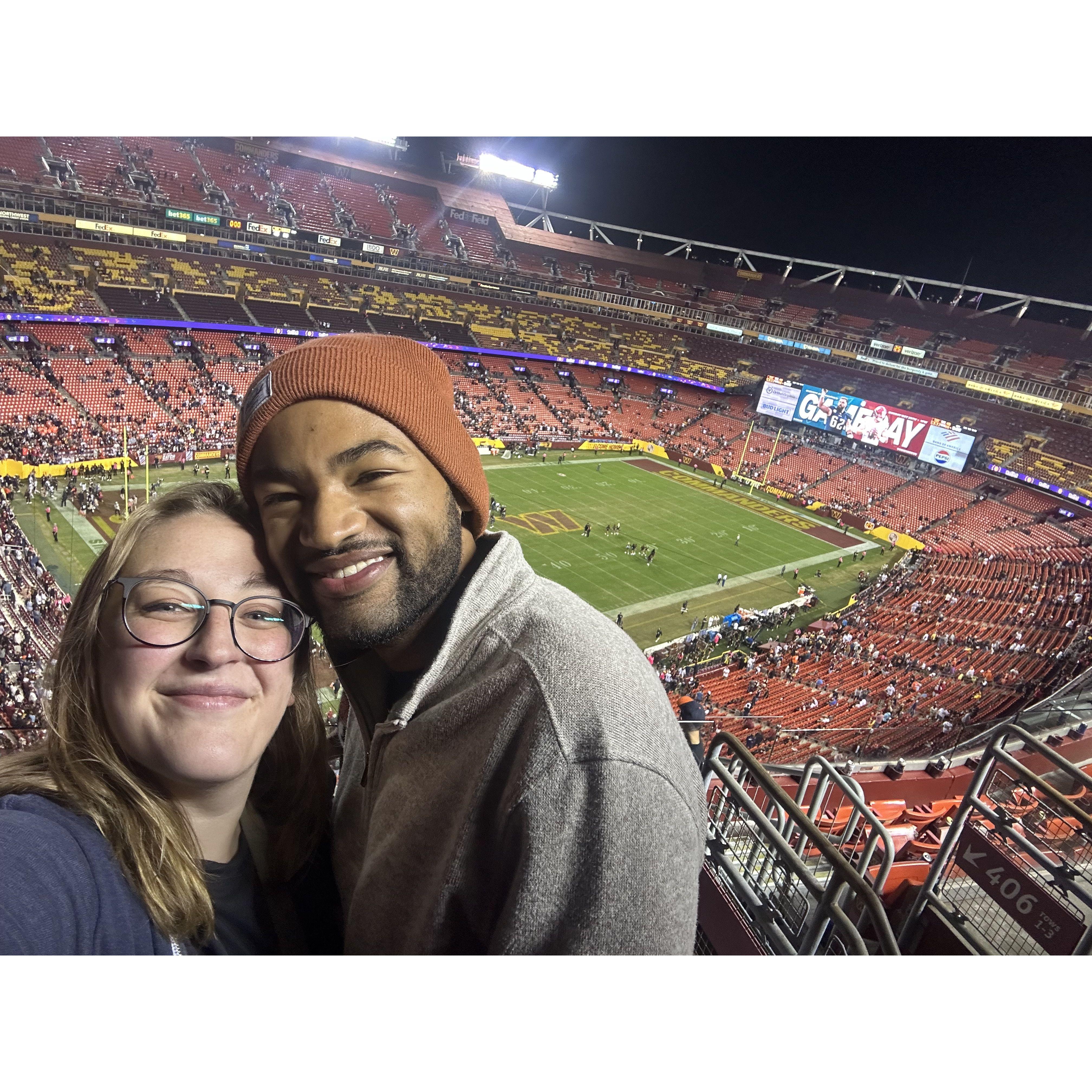 Watched the Bears destroy the Commanders :)