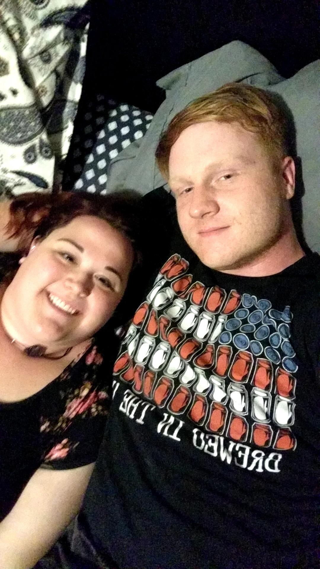 The first night in our first place together!