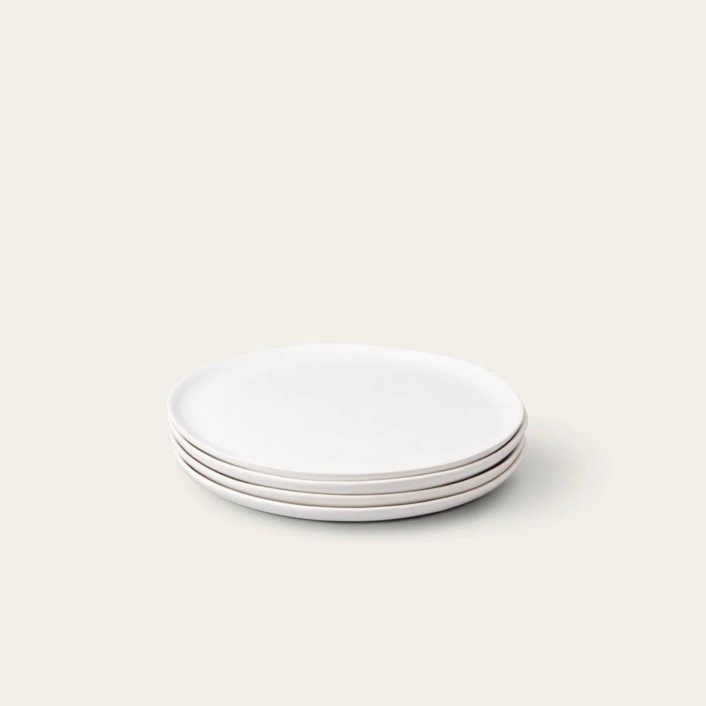 Cloud White Salad Plates