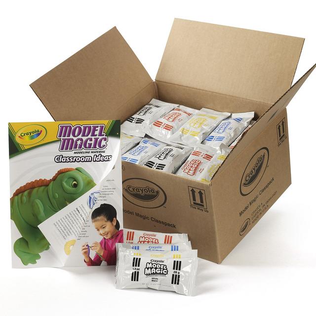 Crayola Model Magic Bulk, Clay Alternative, 75 Count Classpack, Assorted Colors
