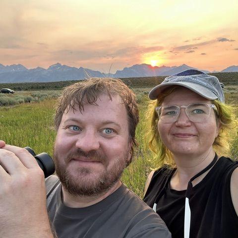 Observing some Moose in the Grand Tetons National Park. July 26th, 2025.
