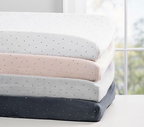 Chamois Metallic Pin Dot Changing Pad Cover