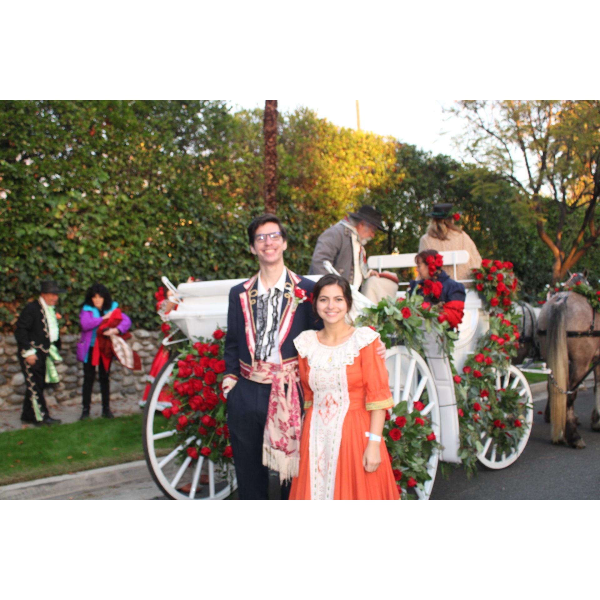 Jan 1, 2023: Pasadena Rose Parade. The place we first locked hands unintentionally.