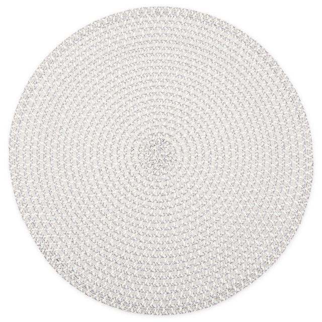 Simply Essential™ Round Braid Placemat in White