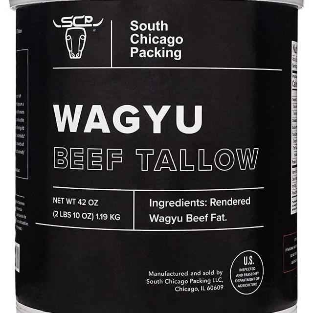 South Chicago Packing Wagyu Beef Tallow, 42 Ounces, Paleo-friendly, Keto-friendly, 100% Pure Wagyu
