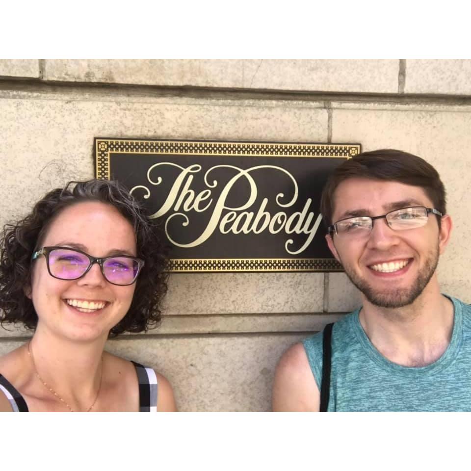 Our first vacation to Memphis together.