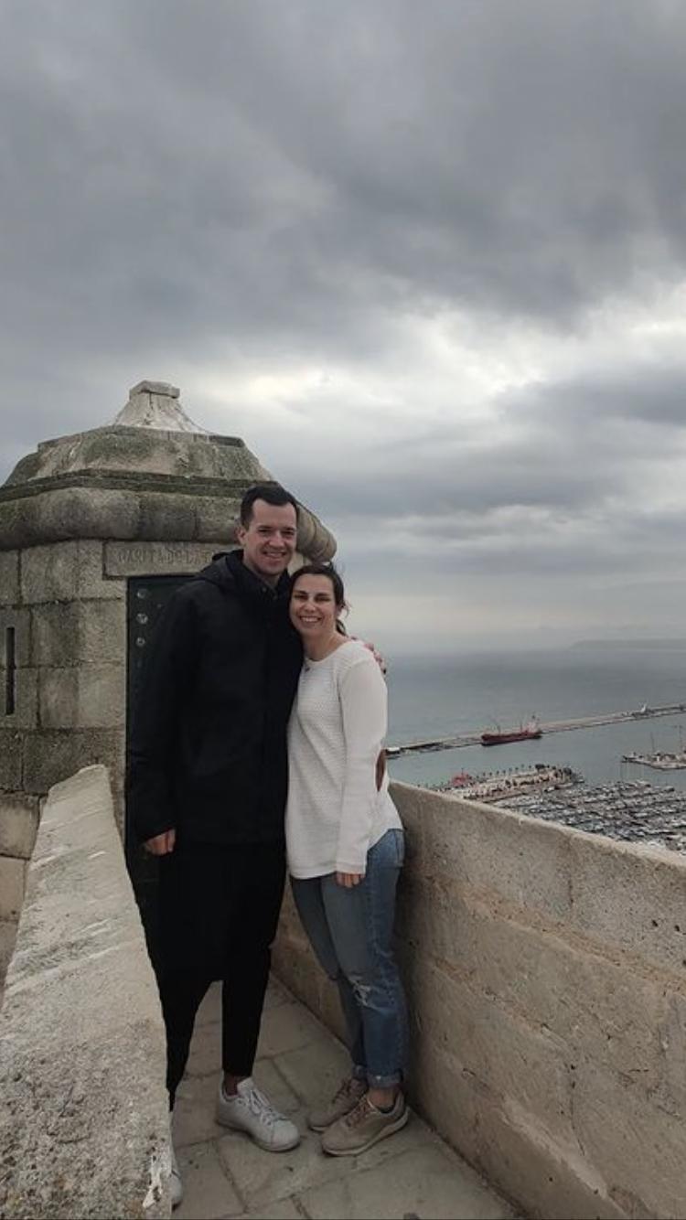 Same outfit for 1 year anniversary, this time in Spain!