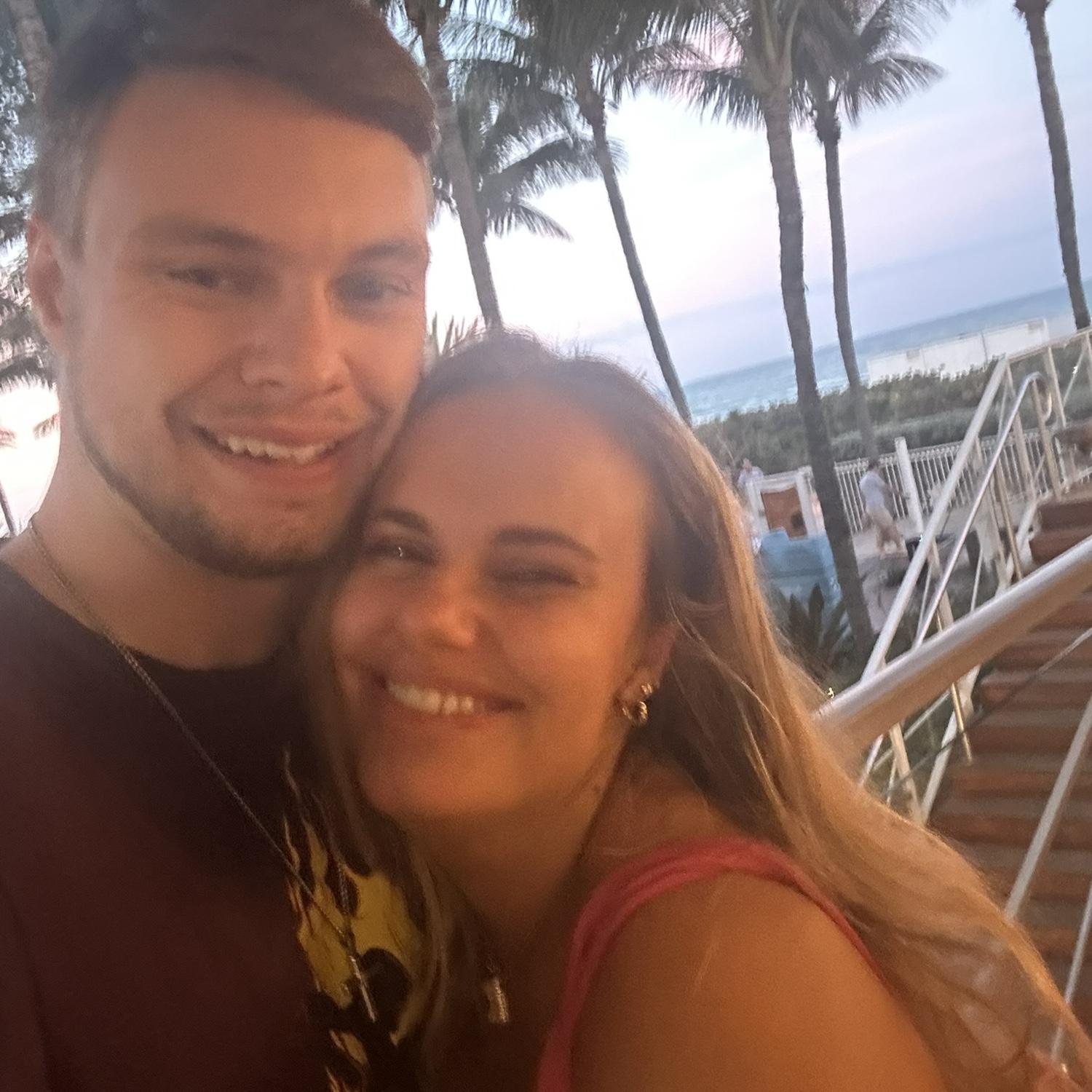 Our first vacation together to Miami.