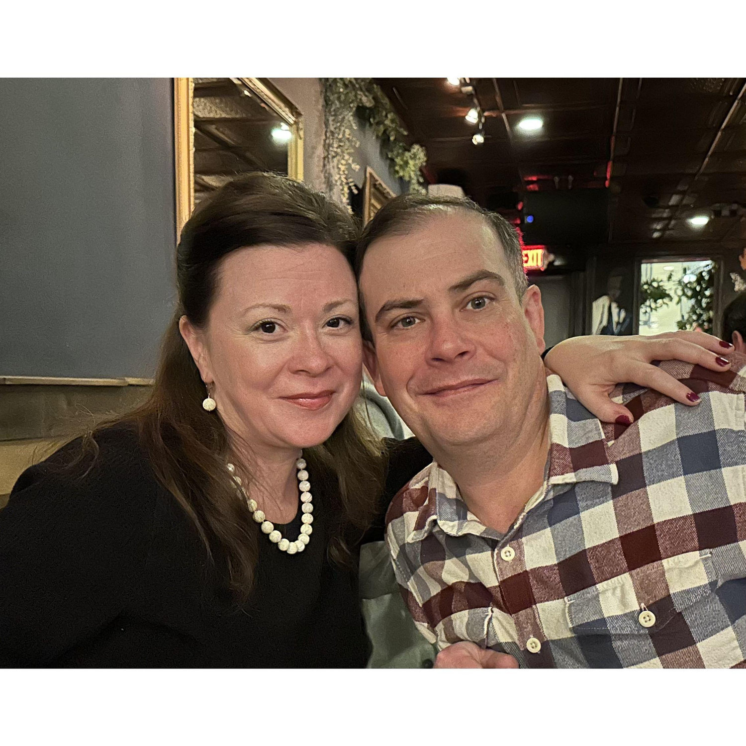 The night we got engaged…New Years Eve at Savoy Taproom….also where we had our first date!