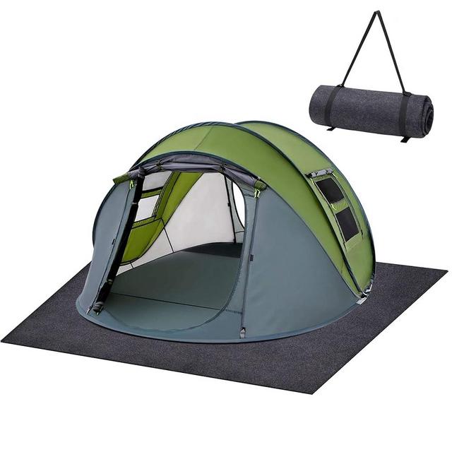 BREENHILL Camping Tent Carpet Mat,Waterproof Inside/Outside Tent Rug,Protective Waterproof Liner Keeps You Warm & Dry, Outdoor Camping Floor Rug Accessory,Soft & Comfortable, Trimmable Material