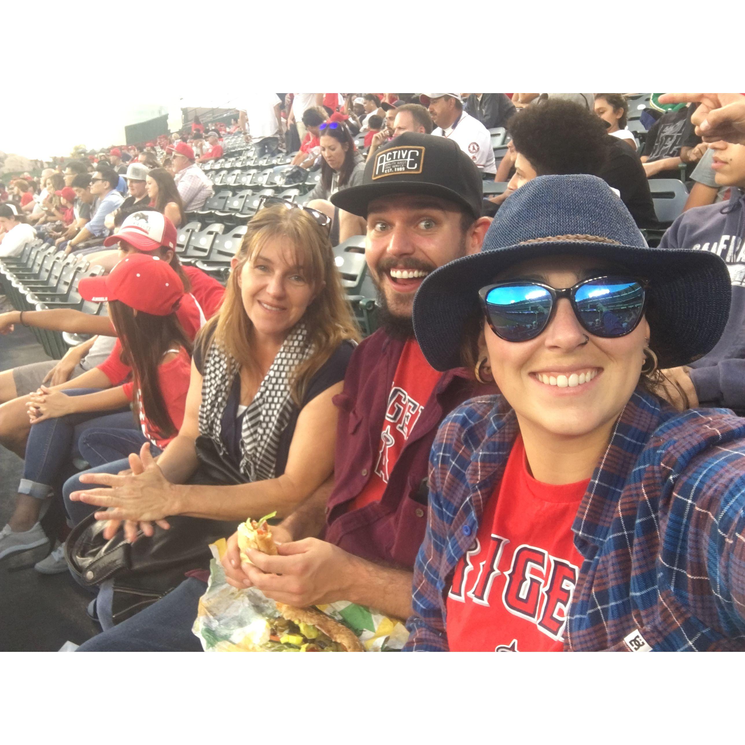 Angel's Game with Matt's mom, Michelle