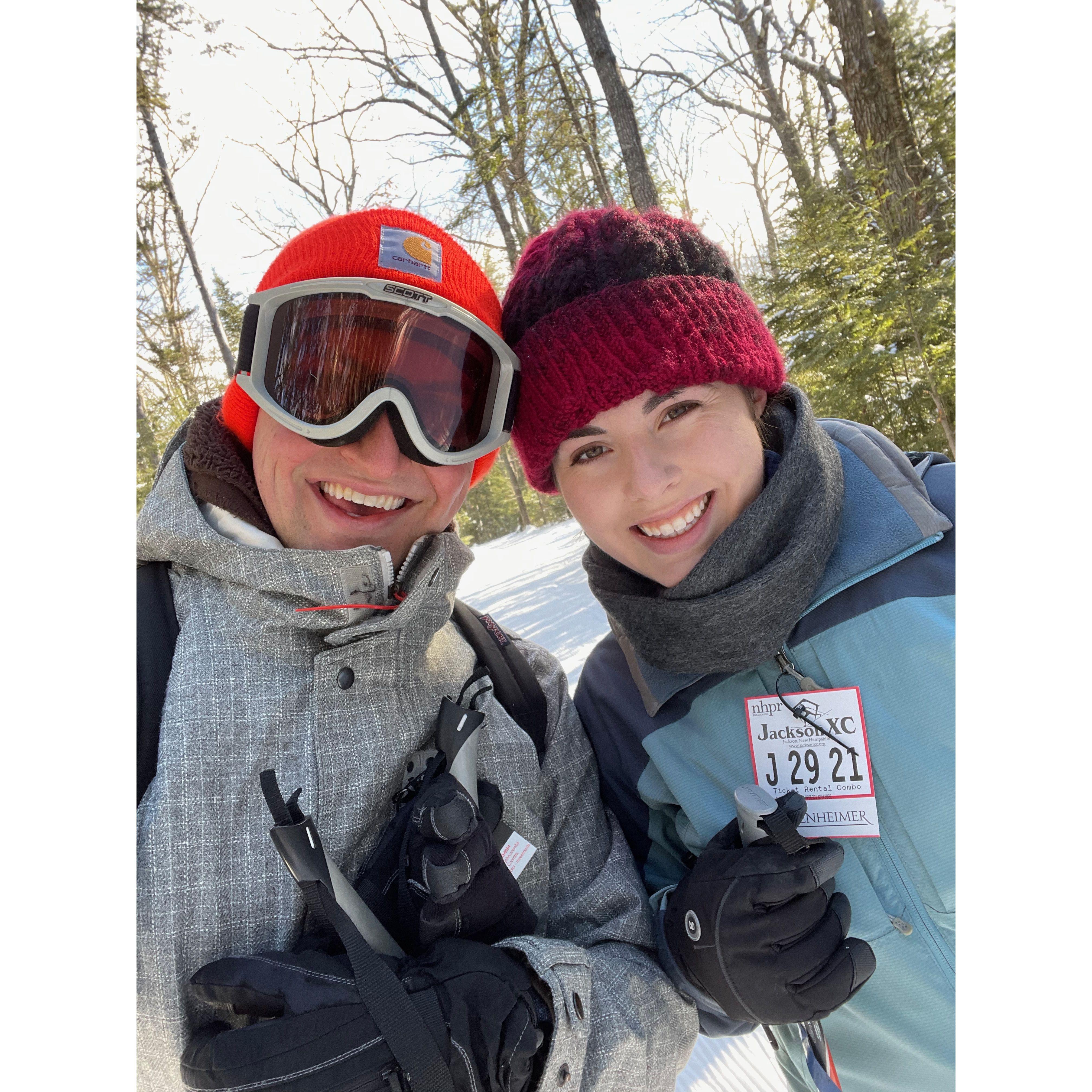 Taken right before Abbi tore her ACL! Ethan came out to Milwaukee to take care of her and never left!