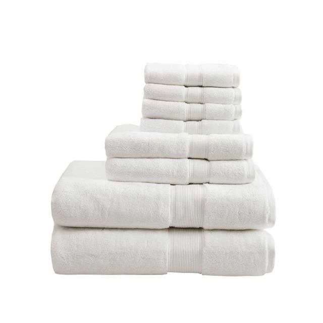 Madison Park Signature 800GSM 100% Cotton 8-Piece Towel Set in Cream