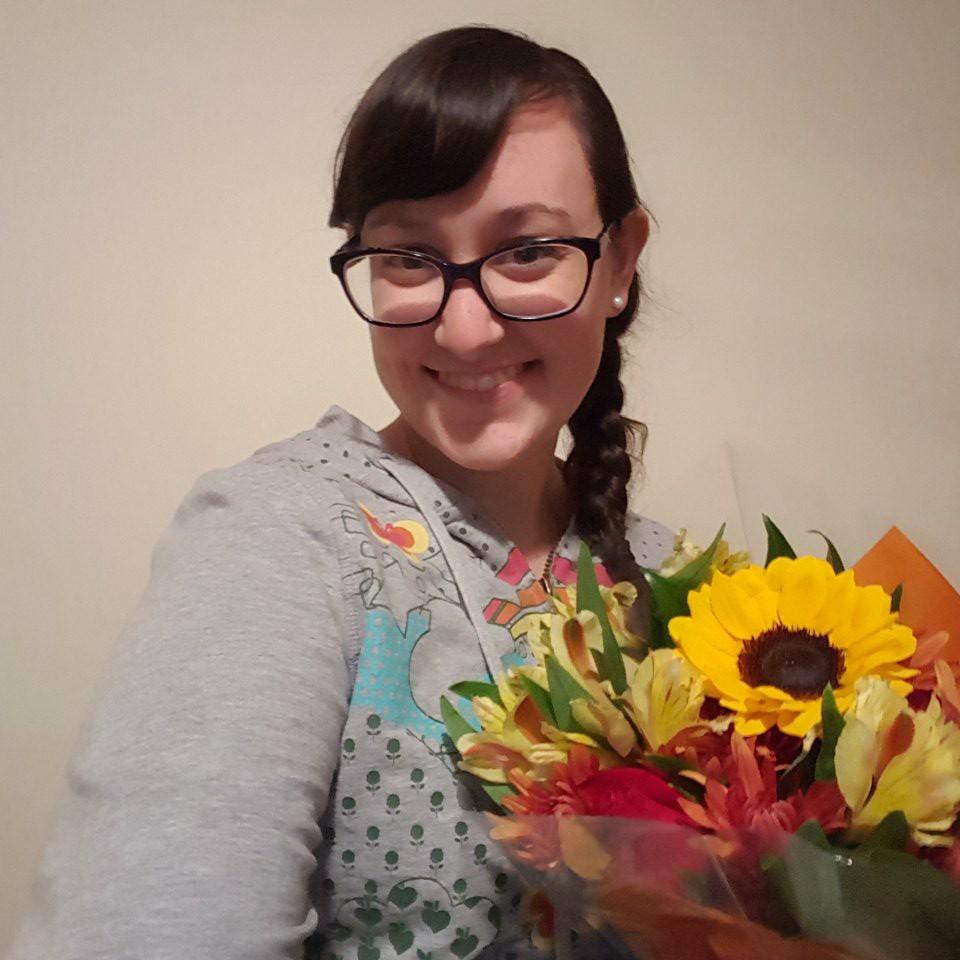 First time Nate bought Brigette flowers. Nov 15, 2016