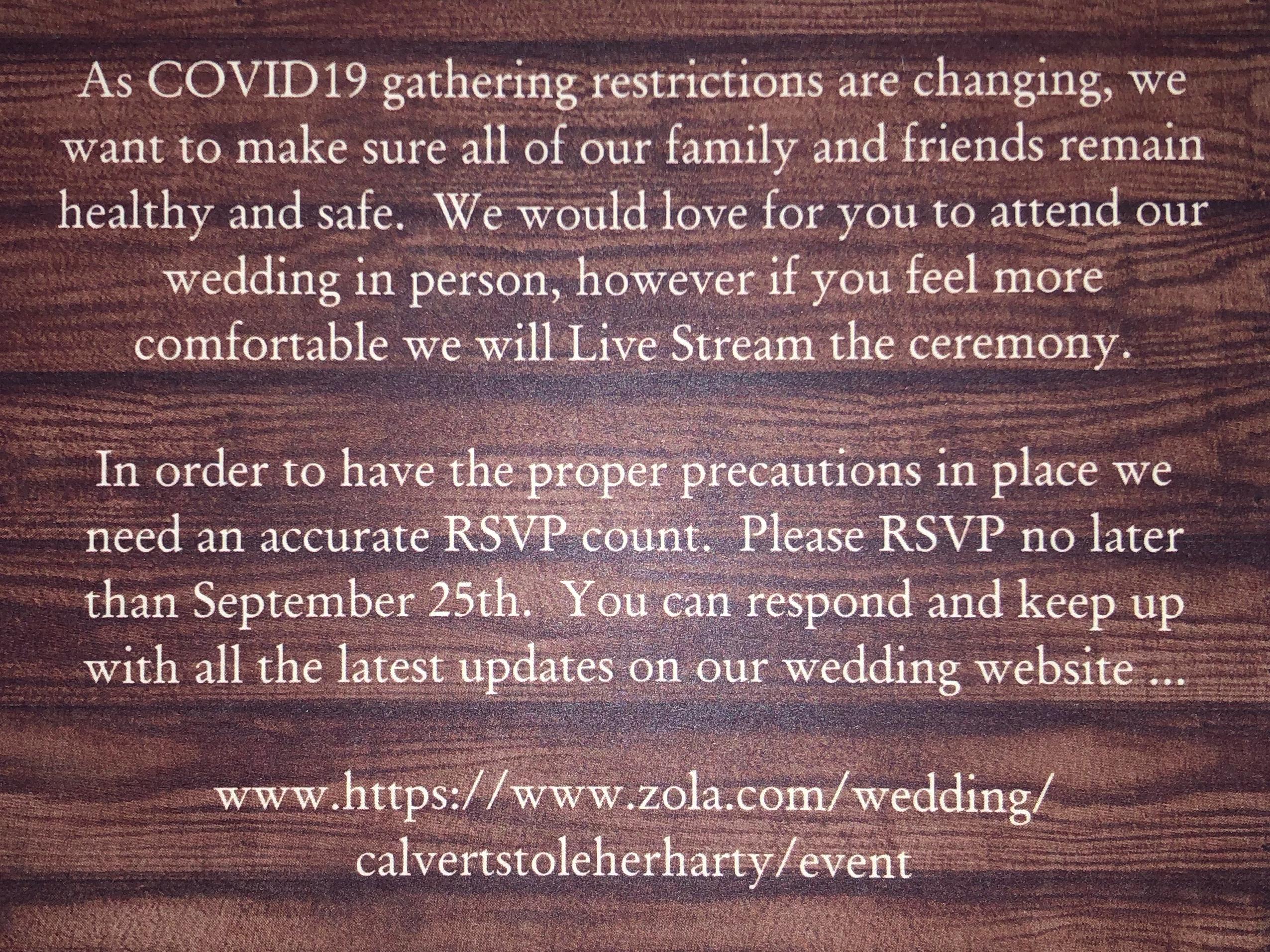 The Wedding Website of Ashley Harty and Jacob Calvert