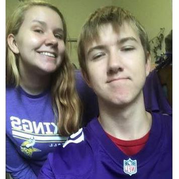 Always supporting Bradley's favorite team! #skolvikes