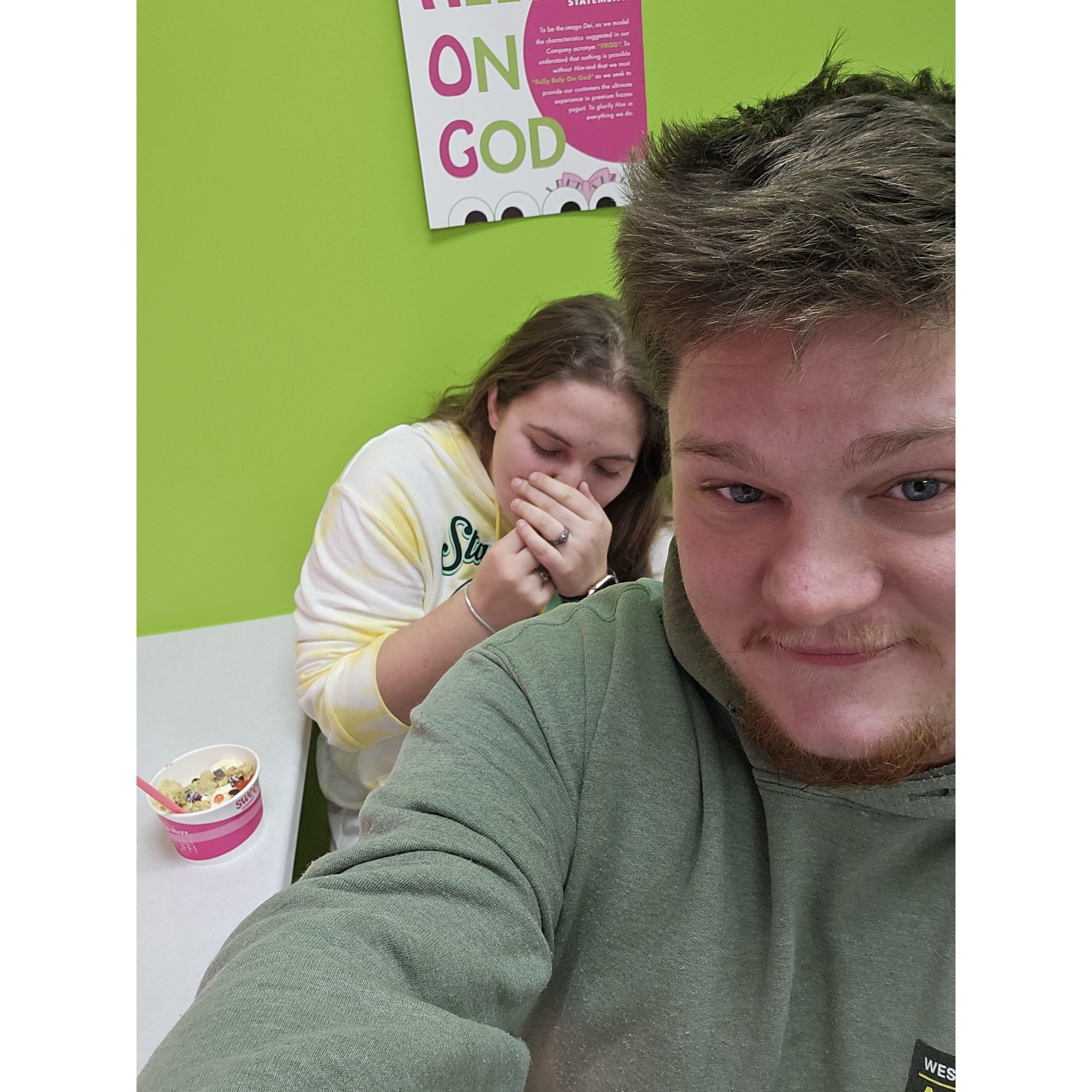 Her First time at Green Frog
