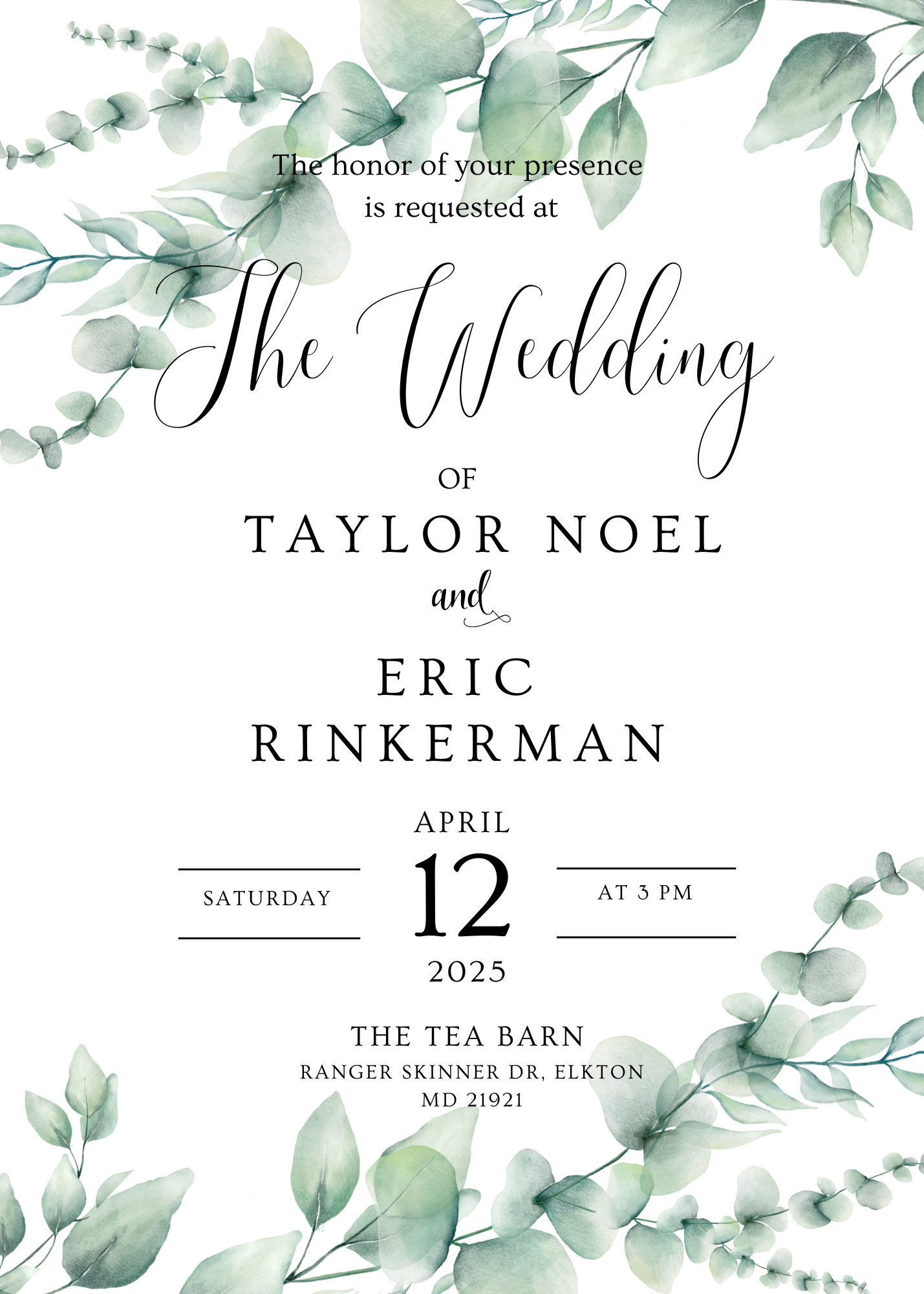 The Wedding Website of Taylor Sperduto and Eric Rinkerman
