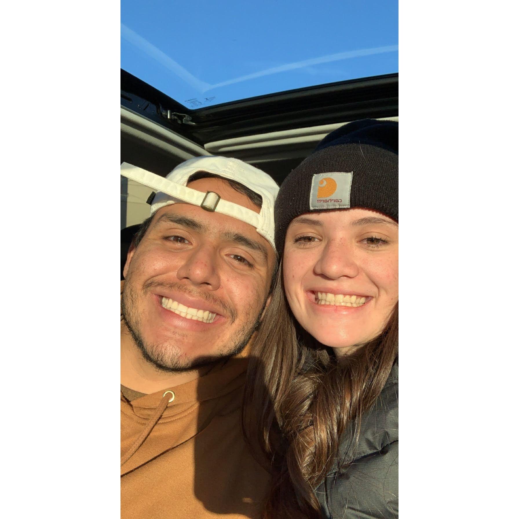 One of Mik's many trips to Pocatello to see Alex