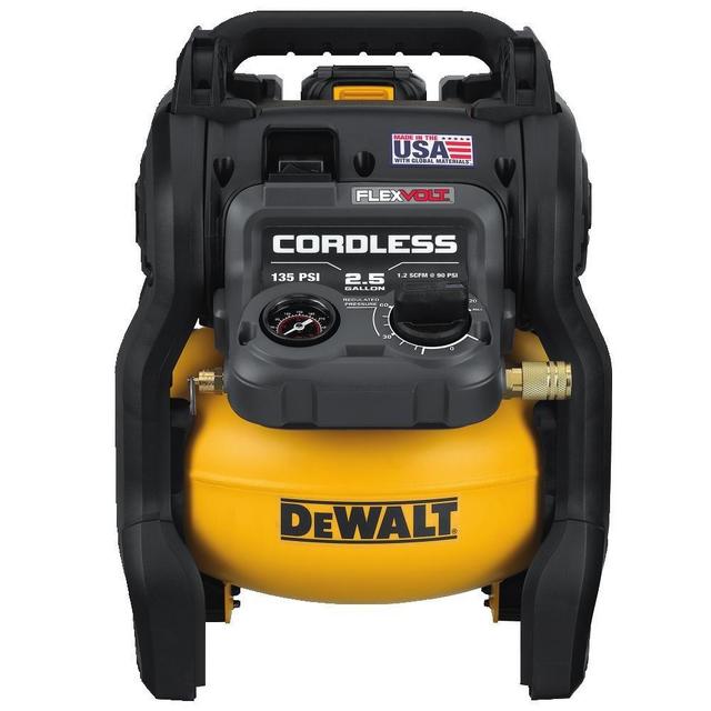 DEWALT DCC2560T1 FLEXVOLT 60V MAX 2.5 Gallon Cordless Air Compressor Kit (Made In the USA)