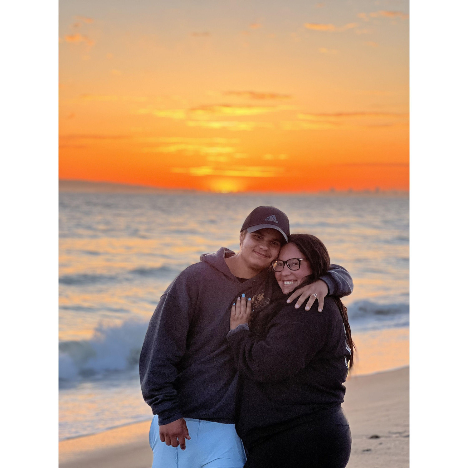 Our first beach trip together!