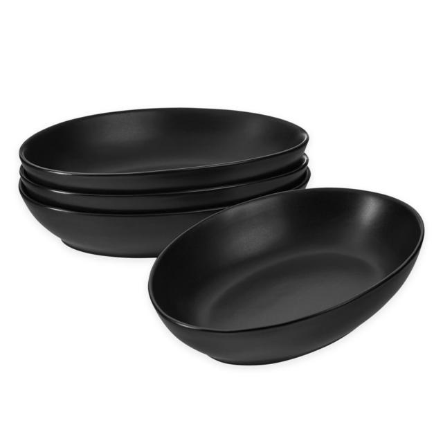 Over and Back® Midnight Bowls in Black (Set of 4)