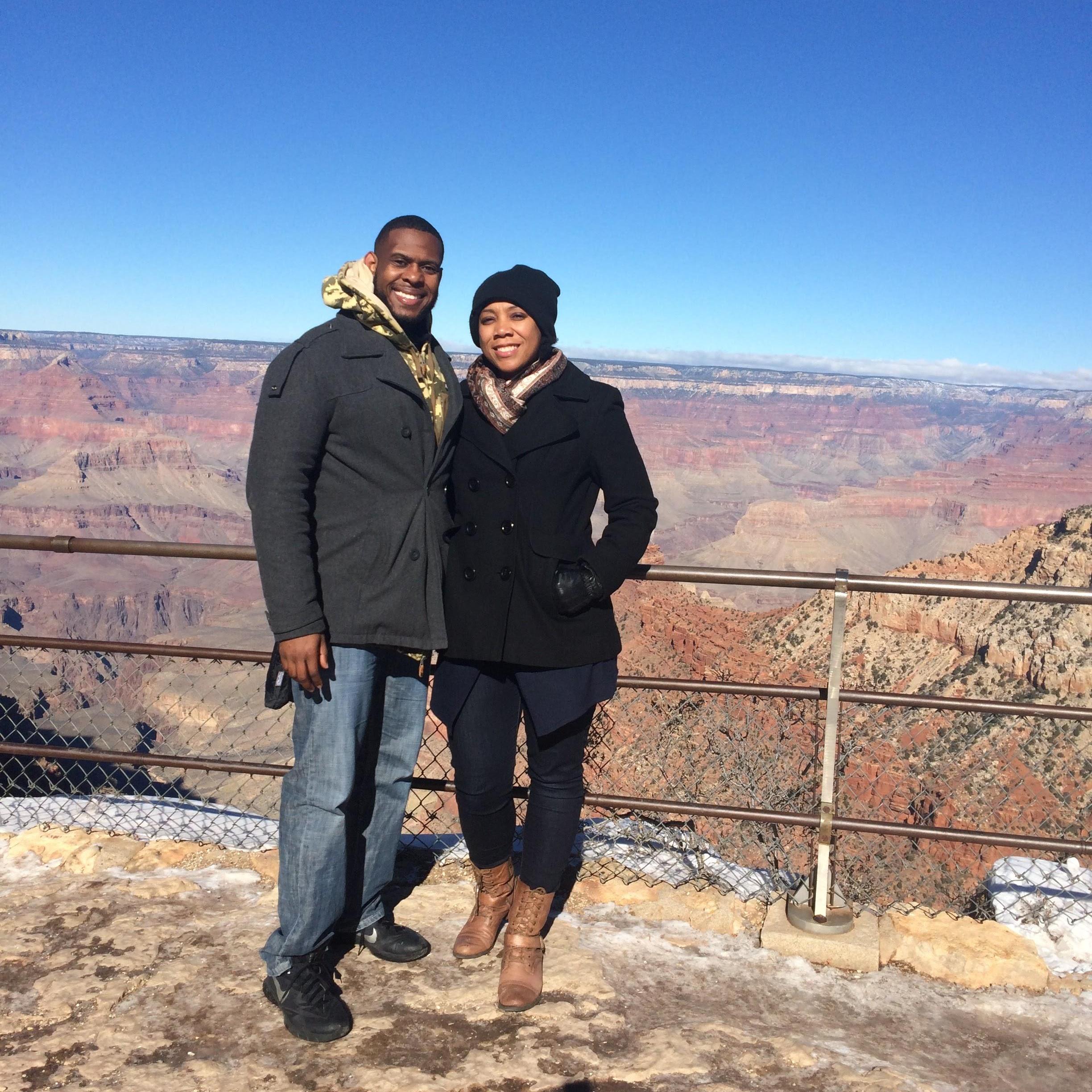 Natural Beauty - A quick pose at the Grand Canyon. (January 2016)