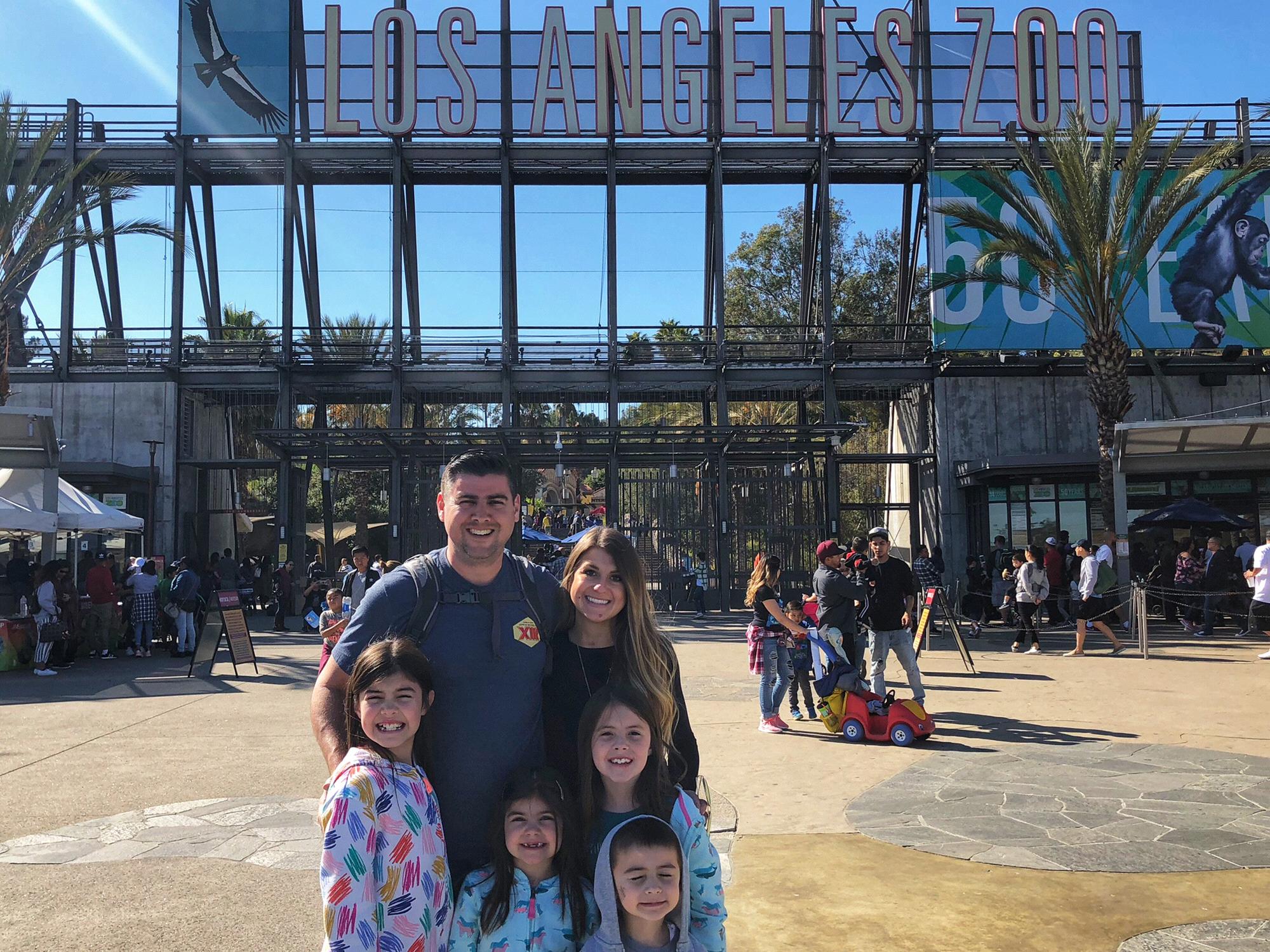 The first day the kids met Austin. We had a great time at the zoo.